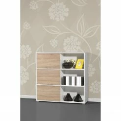 Germania Schiebetürenregal Mingle II - Weiß/Eiche Sonoma Dekor 33 Germania Schiebetürenregal Mingle II - Weiß/Eiche Sonoma Dekor -Möbel Verkäufe 2024 schiebetuerenregal mingle ii weiss eiche sonoma dekor 5029192