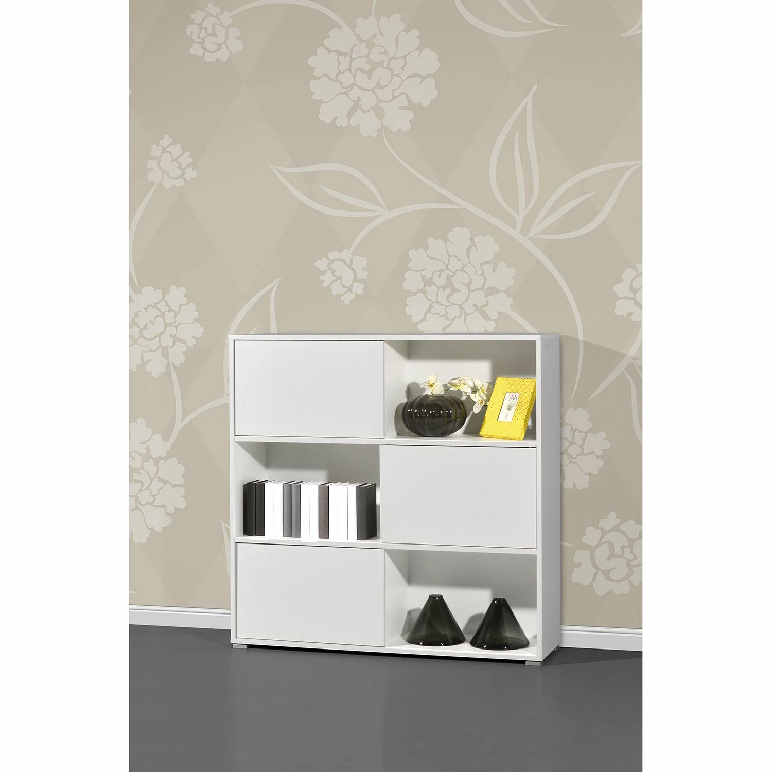 Germania Schiebetürenregal Mingle II - Weiß/Eiche Sonoma Dekor 15 Germania Schiebetürenregal Mingle II - Weiß/Eiche Sonoma Dekor – Bild 13