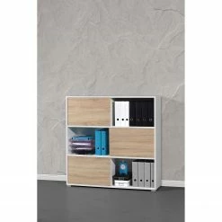 Germania Schiebetürenregal Mingle II - Weiß/Eiche Sonoma Dekor 41 Germania Schiebetürenregal Mingle II - Weiß/Eiche Sonoma Dekor -Möbel Verkäufe 2024 schiebetuerenregal mingle ii weiss eiche sonoma dekor 5029228