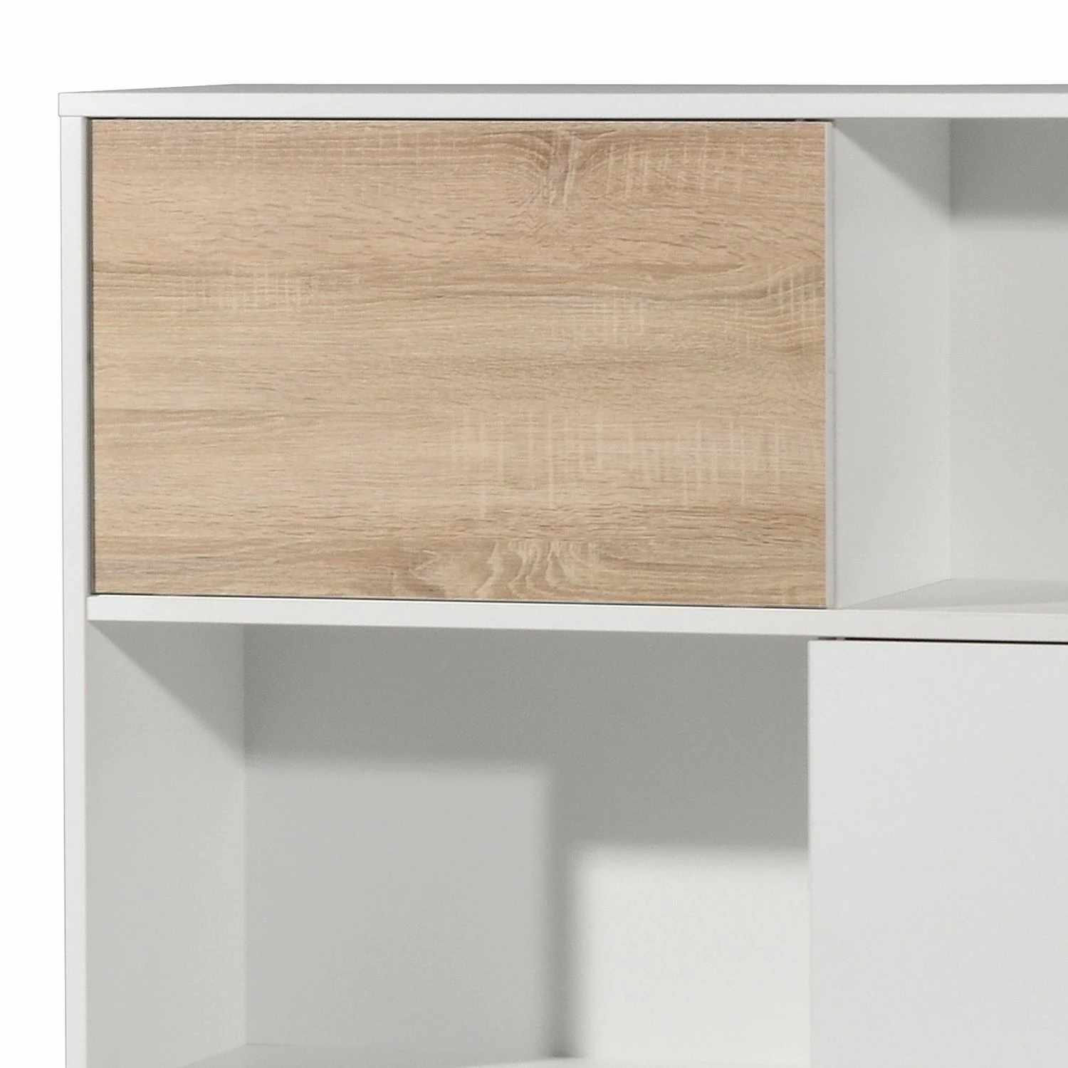 Germania Schiebetürenregal Mingle II - Weiß/Eiche Sonoma Dekor 24 Germania Schiebetürenregal Mingle II - Weiß/Eiche Sonoma Dekor – Bild 22