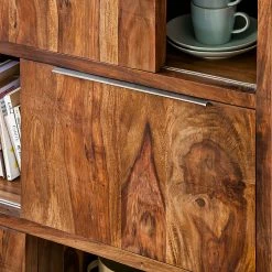 Ars Natura Schiebetürenregal Trangle - Sheesham massiv -Möbel Verkäufe 2024 schiebetuerenregal trangle sheesham massiv 676050