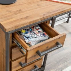 Ars manufacti Schreibtisch Atelier - Akazie teilmassiv / Metall - Akazie / Schwarz -Möbel Verkäufe 2024 schreibtisch atelier akazie teilmassiv metall 4040212