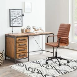 Ars manufacti Schreibtisch Atelier - Akazie teilmassiv / Metall - Akazie / Schwarz -Möbel Verkäufe 2024 schreibtisch atelier akazie teilmassiv metall 4040232