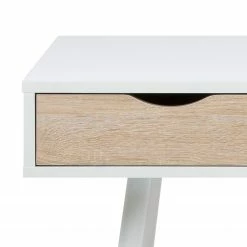 Mørteens Schreibtisch Dingus - Weiß / Eiche -Möbel Verkäufe 2024 schreibtisch dingus weiss eiche furnier 3205153