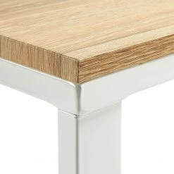 Fredriks Schreibtisch Fertilia - Pappel Dekor / Weiß -Möbel Verkäufe 2024 schreibtisch fertilia pappel dekor metall beige weiss 4210548