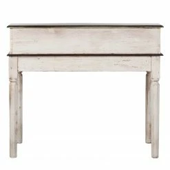 Wolf-Möbel Schreibtisch Goa White - Akazie / Mango teilmassiv - Weiß -Möbel Verkäufe 2024 schreibtisch goa akazie mango teilmassiv weiss 4095756