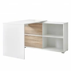 Germania Schreibtisch Mingle - Weiß/Eiche Sonoma Dekor