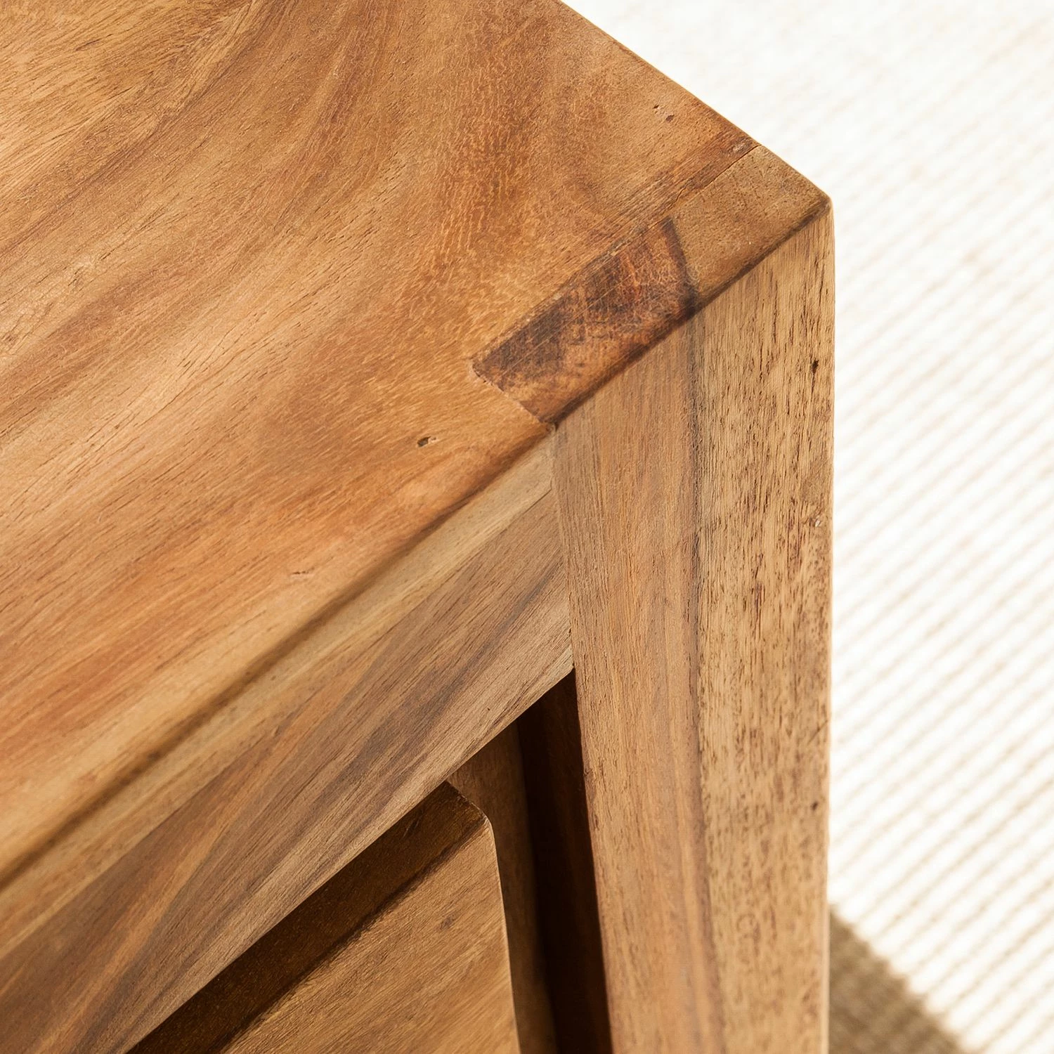 Ars Natura Schreibtisch Ohio - Sheesham massiv - gewachst 10 Ars Natura Schreibtisch Ohio - Sheesham massiv - gewachst – Bild 8