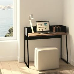 Temahome Schreibtisch Volga - Walnuss / Schwarz -Möbel Verkäufe 2024 schreibtisch volga 3605257