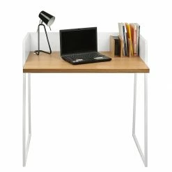 Temahome Schreibtisch Volga - Weiß / Eiche -Möbel Verkäufe 2024 schreibtisch volga weiss eiche 1441930