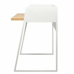 Temahome Schreibtisch Volga - Weiß / Eiche -Möbel Verkäufe 2024 schreibtisch volga weiss eiche 1441934