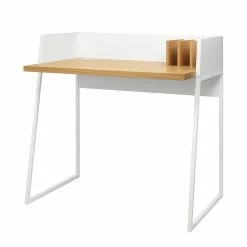Temahome Schreibtisch Volga - Weiß / Eiche