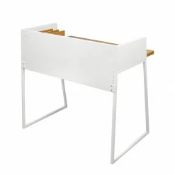 Temahome Schreibtisch Volga - Weiß / Eiche -Möbel Verkäufe 2024 schreibtisch volga weiss eiche 1441942