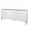 Tenzo Sideboard Dot II - Weiß -Möbel Verkäufe 2024 sideboard dot ii eiche teilmassiv weiss 4148700