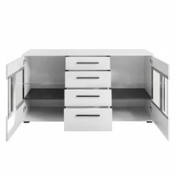 Roomscape Sideboard Farson - Hochglanz Weiß / Weiß -Möbel Verkäufe 2024 sideboard farson hochglanz weiss weiss 3696769