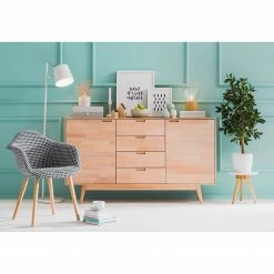 Mørteens Sideboard Finsby - Buche Weißöl -Möbel Verkäufe 2024 sideboard finsby buche massiv 4446128