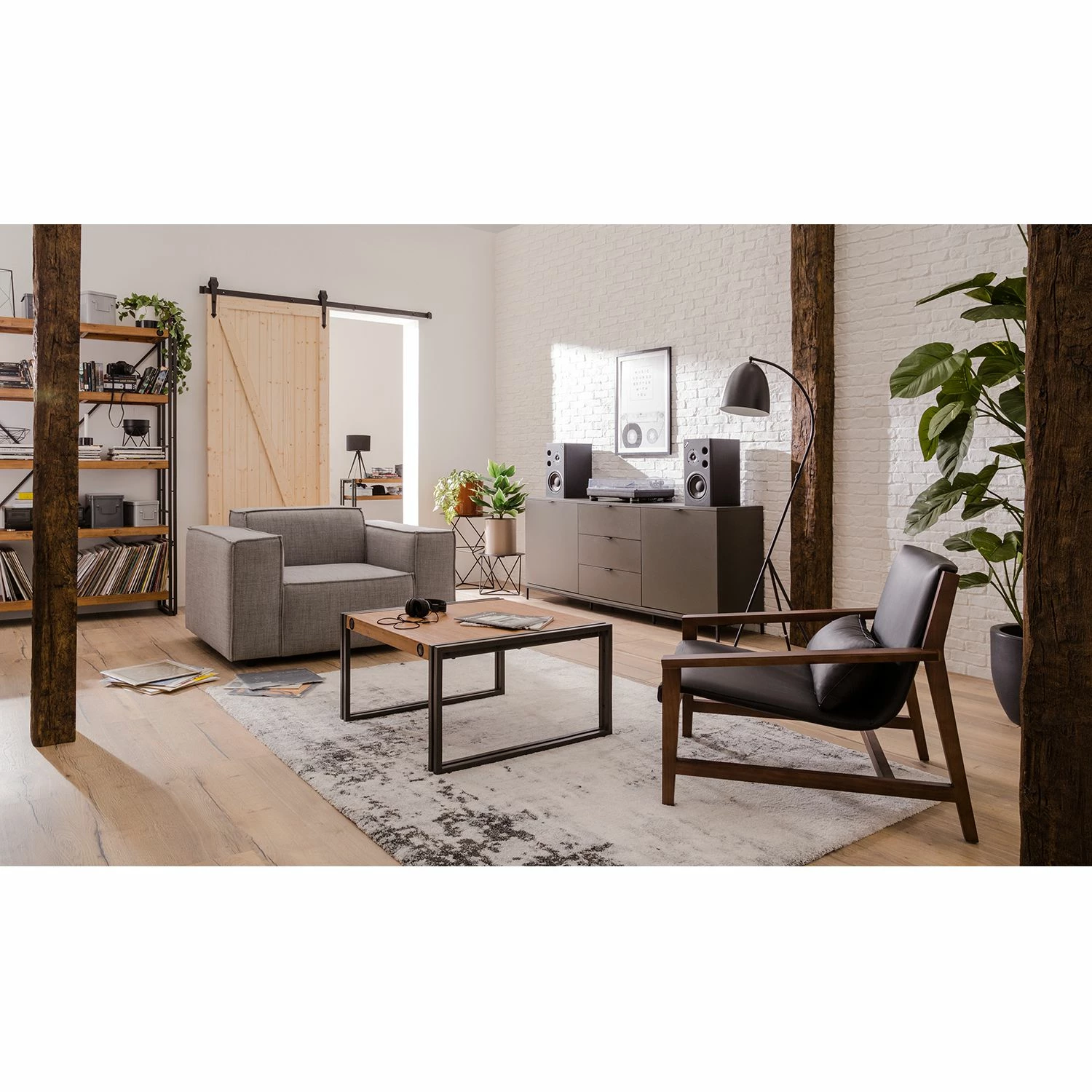 Studio Copenhagen Sideboard Harma II - Dunkelgrau 4 Studio Copenhagen Sideboard Harma II - Dunkelgrau – Bild 2