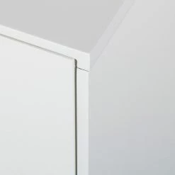 Mørteens Sideboard Lindholm V - Eiche teilmassiv - Weiß / Eiche -Möbel Verkäufe 2024 sideboard lindholm v weiss matt eiche massiv 358652