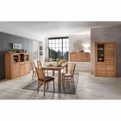 Ars Natura Sideboard Lombok - Teilmassiv -Möbel Verkäufe 2024 sideboard lombok teilmassiv kernbuche 5004212