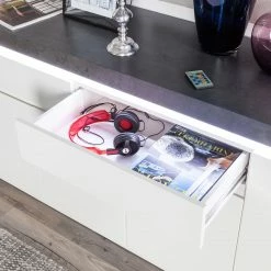 Fredriks Sideboard Namona III - Inkl. Beleuchtung - Beton Dekor / Weiß -Möbel Verkäufe 2024 sideboard namona iii inkl beleuchtung weiss anthrazit weiss anthrazit 4040340