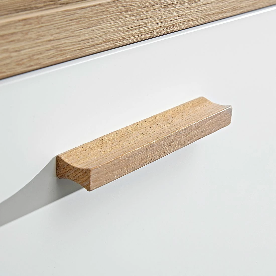 Germania Sideboard Neston I - Matt Weiß / Eiche Sanremo Dekor 9 Germania Sideboard Neston I - Matt Weiß / Eiche Sanremo Dekor – Bild 7