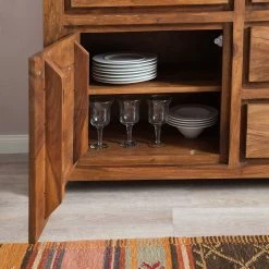 Ars Natura Sideboard Ohio I - Seesham massiv - gewachst -Möbel Verkäufe 2024 sideboard ohio i seesham massiv gewachst 3458333