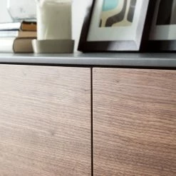 Eva Padberg Collection Sideboard Payara - Echtholzfurnier - Walnuss / Anthrazit -Möbel Verkäufe 2024 sideboard payara walnuss schwarz 4372576