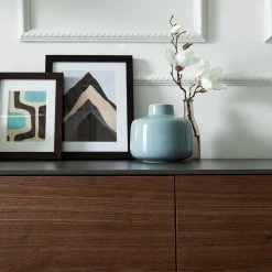 Eva Padberg Collection Sideboard Payara - Echtholzfurnier - Walnuss / Anthrazit -Möbel Verkäufe 2024 sideboard payara walnuss schwarz 4372580