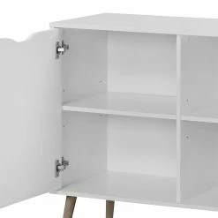Mørteens Sideboard Sunndal - Gummibaum teilmassiv - Weiß / Eiche Hell -Möbel Verkäufe 2024 sideboard sunndal gummibaum teilmassiv weiss eiche dekor 4753676
