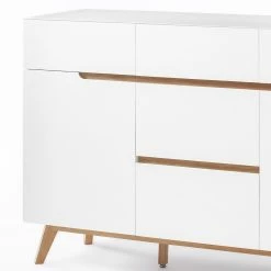 Mørteens Sideboard Tenabo - Matt Weiß / Asteiche -Möbel Verkäufe 2024 sideboard tenabo ii matt weiss asteiche 5237864