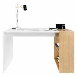 Temahome Schreibtisch Zoelen - Matt Weiß / Eiche -Möbel Verkäufe 2024 temahome buero 05 01 2017 4318652