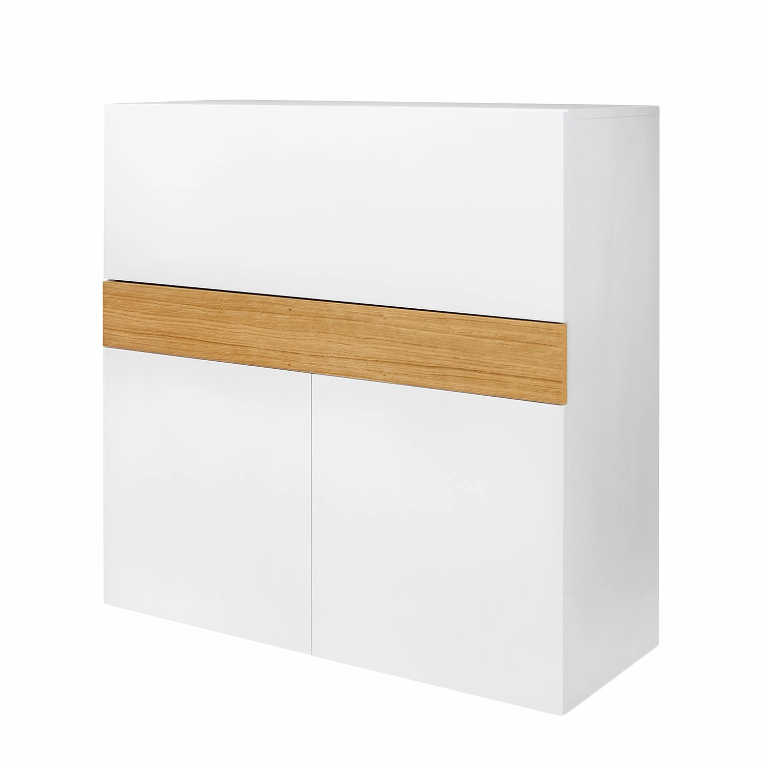 Temahome Sekretär Focus - Weiß / Eiche 3 Temahome Sekretär Focus - Weiß / Eiche