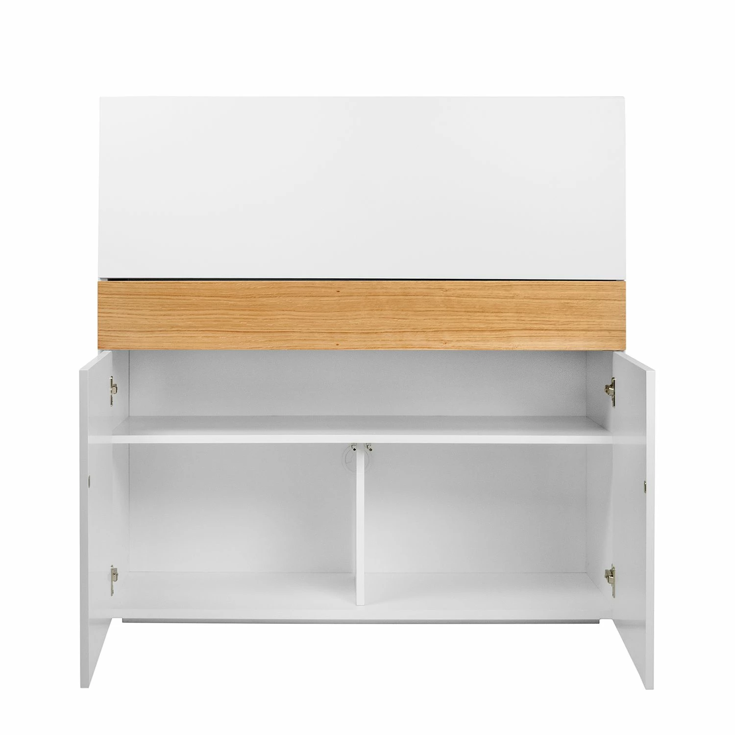 Temahome Sekretär Focus - Weiß / Eiche 13 Temahome Sekretär Focus - Weiß / Eiche – Bild 11