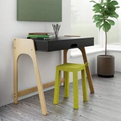 Temahome Schreibtisch Strömsund - Matt Schwarz / Eiche -Möbel Verkäufe 2024 temahome buero 05 01 2017 4318904