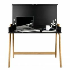 Temahome Schreibtisch Strömsund - Matt Schwarz / Eiche -Möbel Verkäufe 2024 temahome buero 05 01 2017 4318924