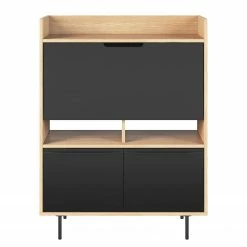 Temahome Sekretär Lomborg - Eiche / Matt Schwarz -Möbel Verkäufe 2024 temahome buero 05 01 2017 4318940