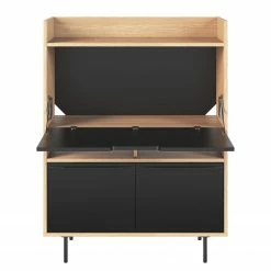 Temahome Sekretär Lomborg - Eiche / Matt Schwarz -Möbel Verkäufe 2024 temahome buero 05 01 2017 4318944