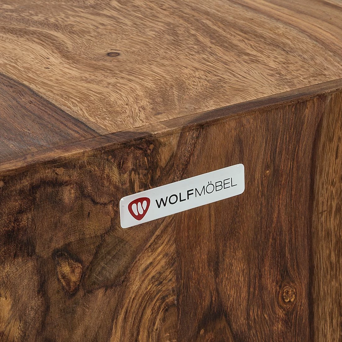 Wolf-Möbel Würfel Yoga - Sheesham massiv - Natur 7 Wolf-Möbel Würfel Yoga - Sheesham massiv - Natur – Bild 5